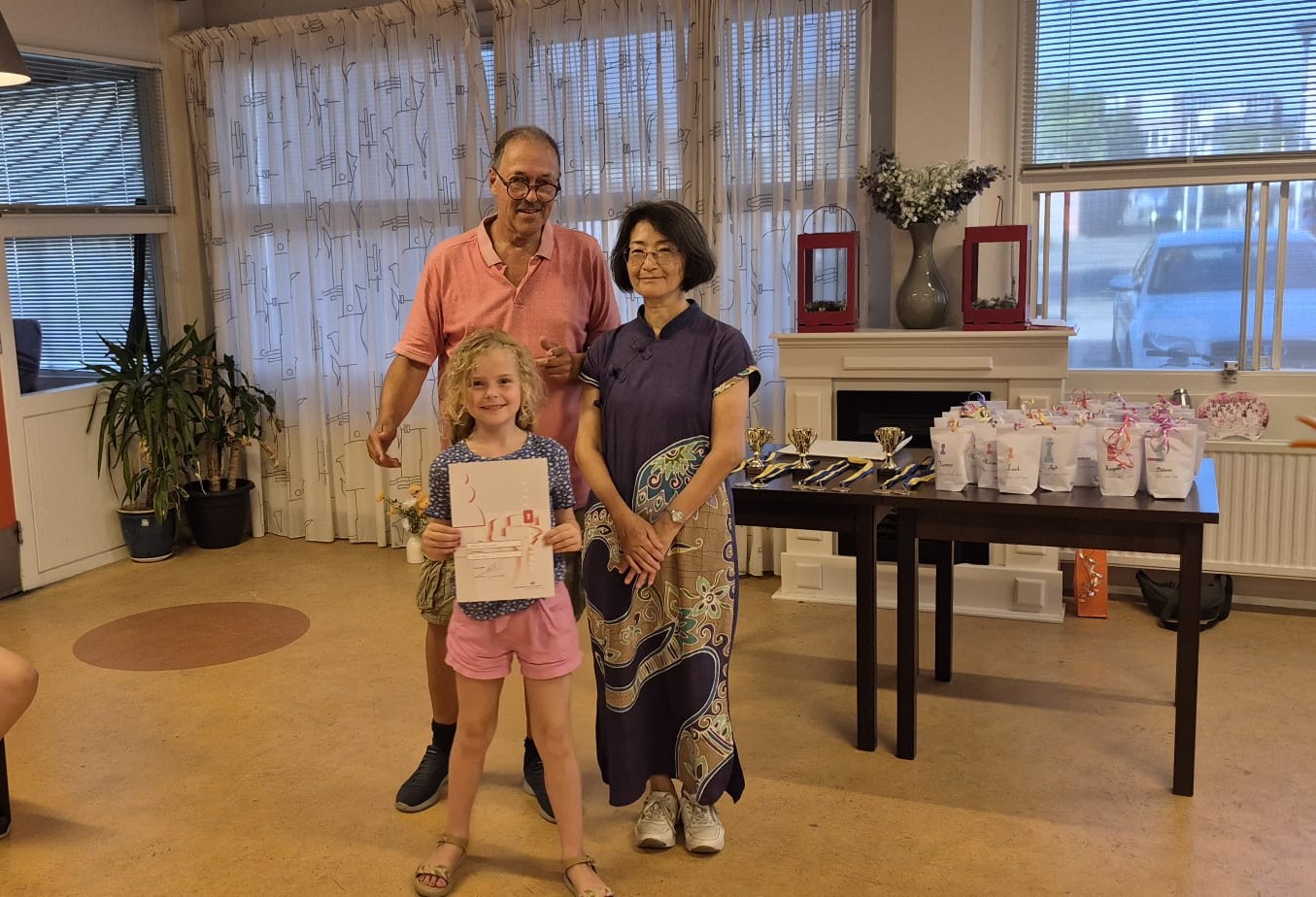 Diploma stap 1 voor Maria W - trainer Keiko